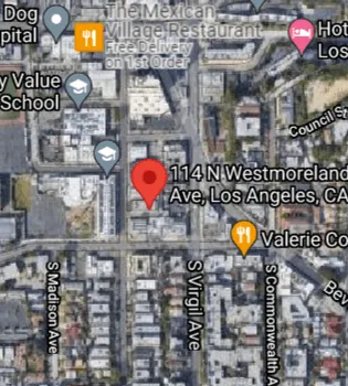 Map of Silverlake Virgil Surgical Center location